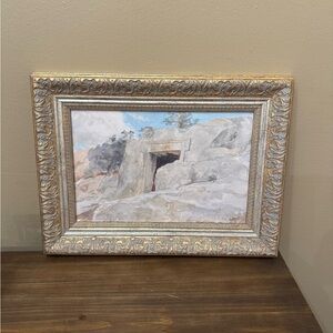 Framed easter tomb Gold Frame wall decor